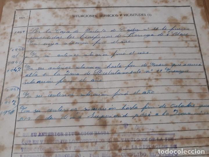 Militaria: CARTA MILITAR DOCUMENTO - Foto 7