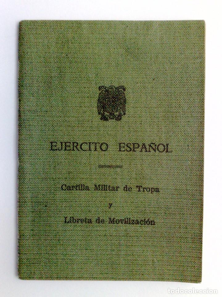Militaria: CARTILLA MILITAR DE TROPA (COMPL.) LIBRO DE MOVILIZACI&Oacute;N,EXPEDIDO 1953,EJERCITO ESPA&Ntilde;OL-DESCRIPCI&Oacute;N)
