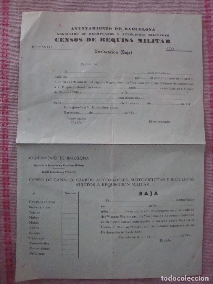 Militaria: REQUISA MILITAR - Foto 1