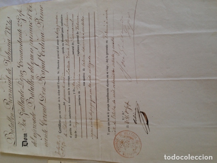 Militaria: Documento militar antiguo - Foto 7