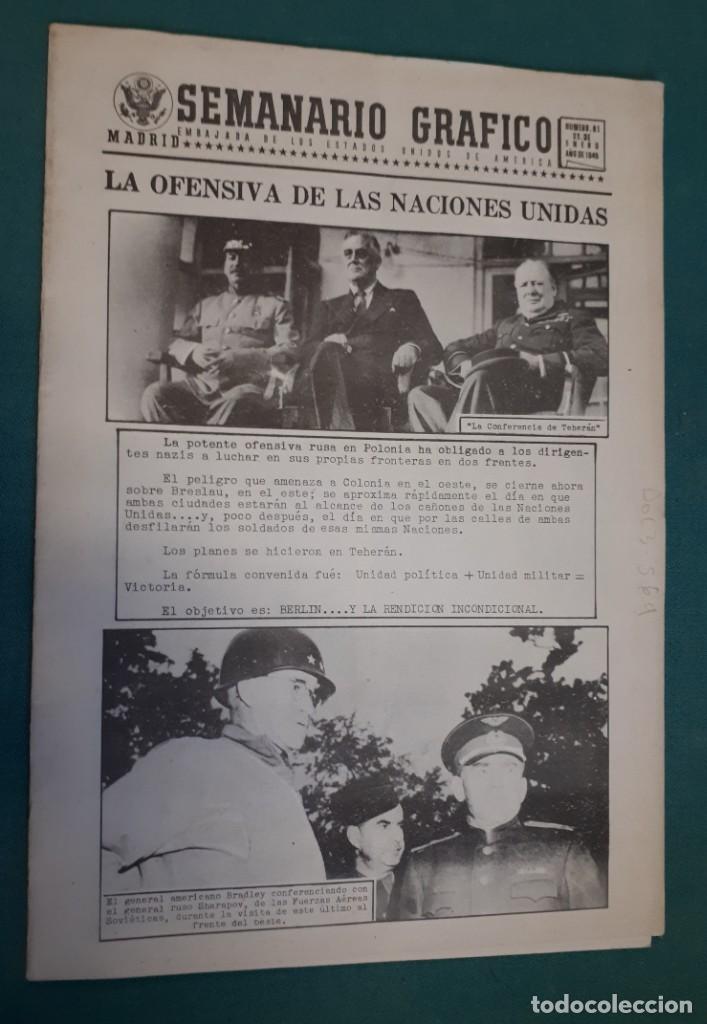 Militaria: Semanario Gr&aacute;fico, n&ordm; 81, enero 1945