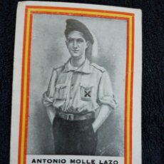 Militaria: RECORDATORIO CARLISTA ANTONIO MOLLE LAZO. Lote 169849297