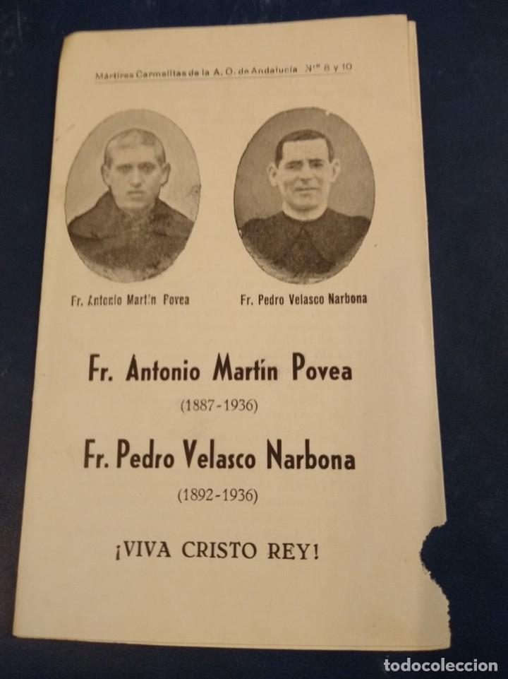 Militaria: Fr. Antonio Mart&iacute;n Poveo y Pedro Velasco Narbona, caidos en la Guerra Civi, hinojosa del Duque