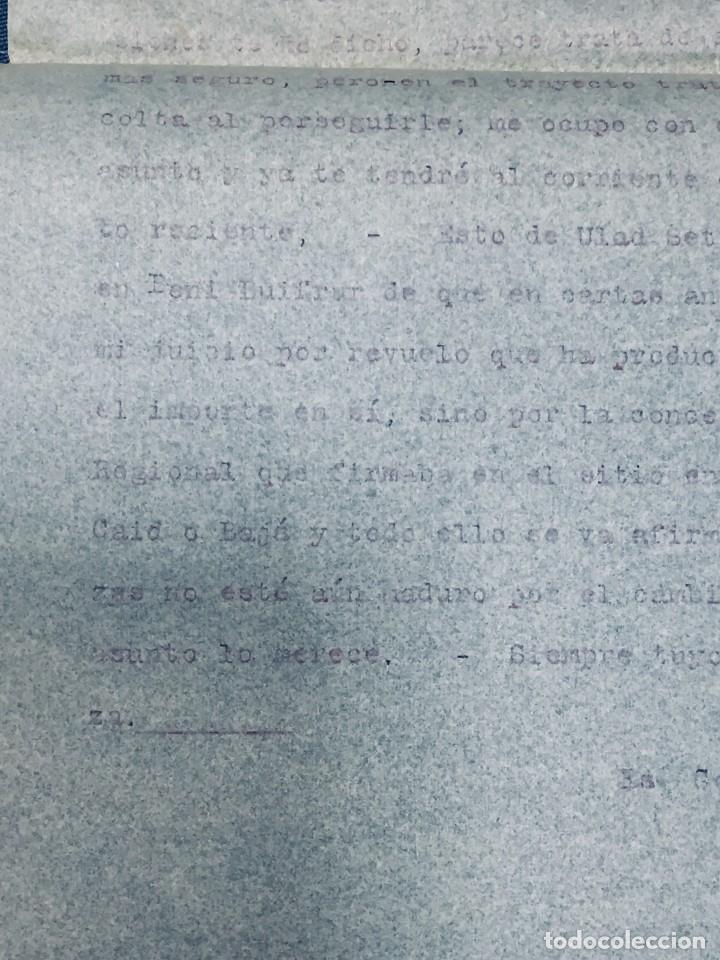 Militaria: DOCUMENTO MILITAR MELILLA 1920 - Foto 2