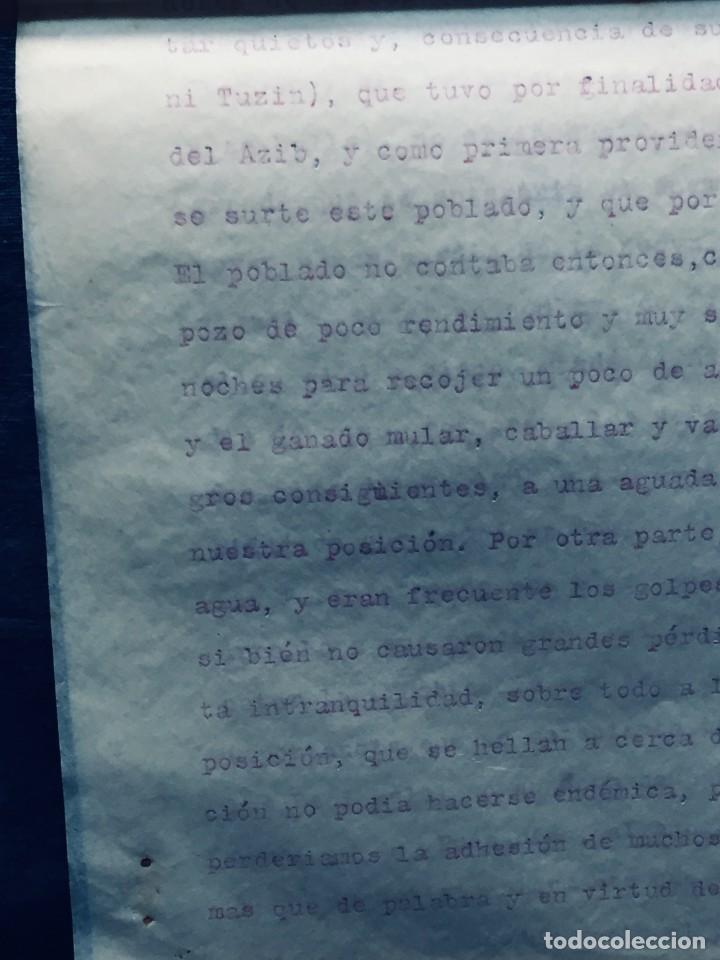 Militaria: DOCUMENTO MILITAR MELILLA 1920 - Foto 13