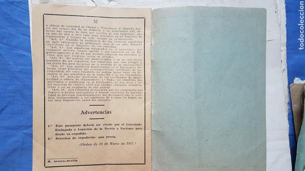 Militaria: Pasaporte Rep&uacute;blica Espa&ntilde;ola - Foto 4