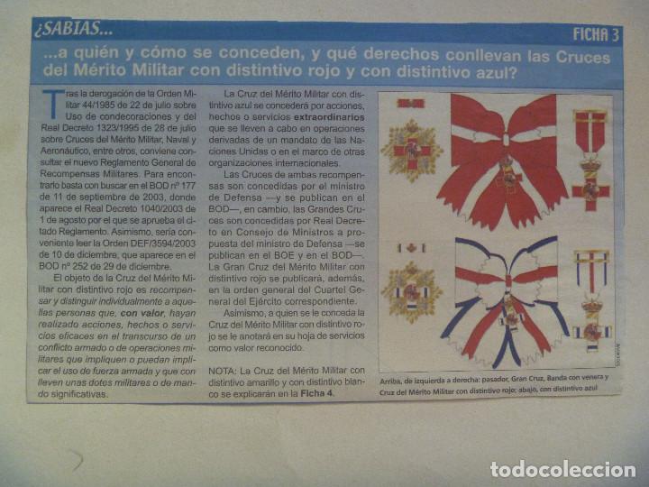 Military Antiques: CONDECORACIONES, FICHA N&ordm; 3: CRUCES DEL MERITO MILITAR CON DISTINTIVO ROJO Y AZUL .. ( VER )
