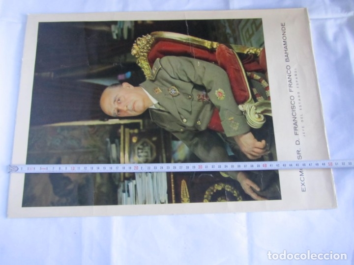 Militaria: P&oacute;ster de Francisco Franco - Foto 5