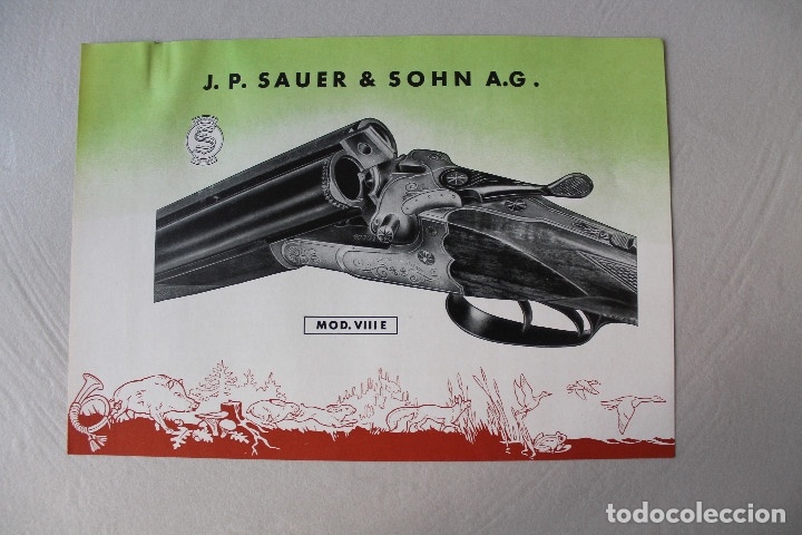 Militaria: ESCOPETA J.P. SAUER & SOHN A.G. MODELO VIII E