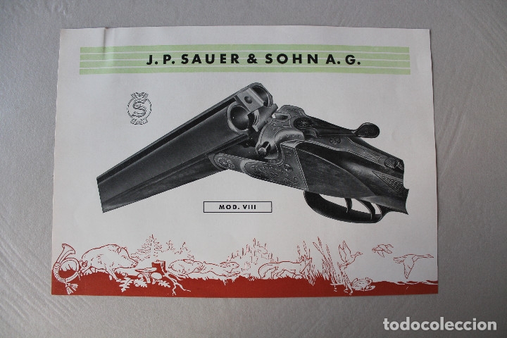 Militaria: ESCOPETA J.P. SAUER & SOHN A.G. MODELO VIII