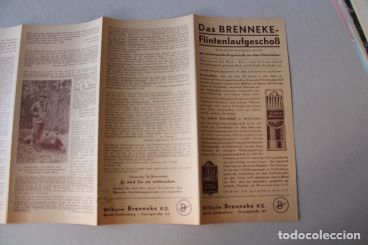 Militaria: DAS BRENNEKE FLINTENLAUFGESCHOSS, BERL&Iacute;N 1955
