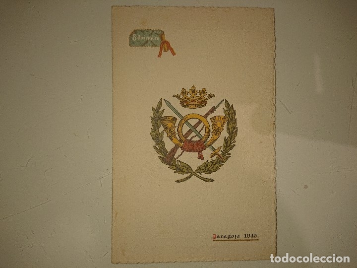 Militaria: Antigua Invitacion Militar A La Misa De Su Patrona LA INMACULADA CONCEPCION 1945 ,LEER Descripcion