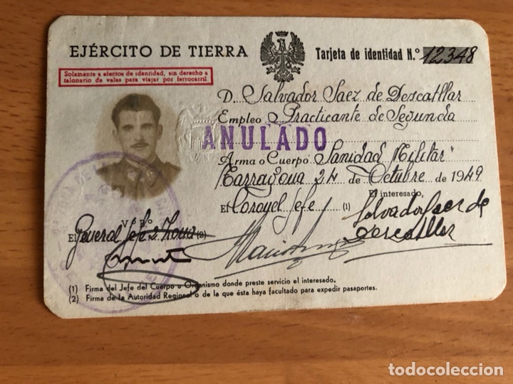 Tarjeta identidad militar