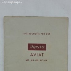 Militaria: AVIACIÓN : ARISTO, PUBLICACIÓN AVIAT , 1959. EN INGLES