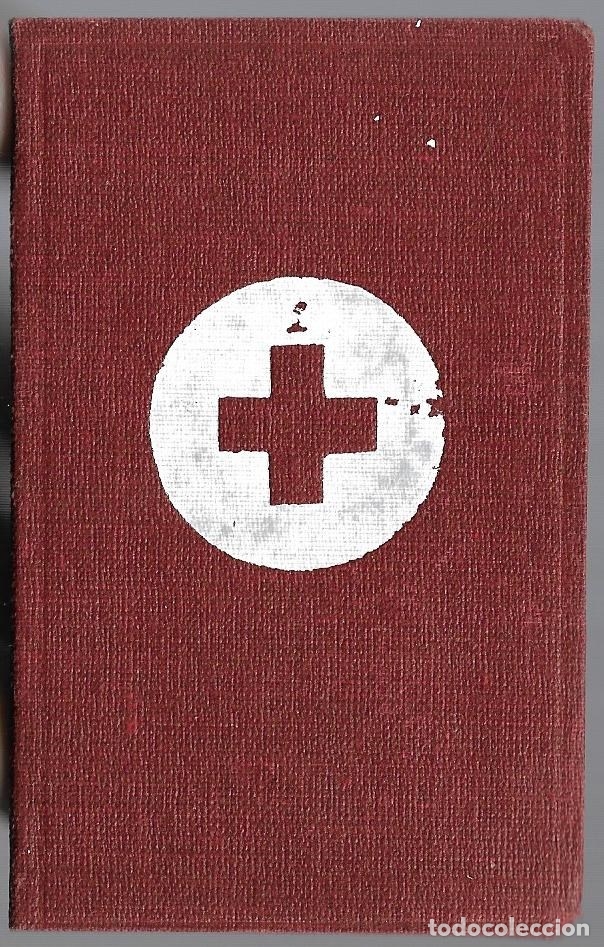 Military Antiques: J181- SANIDAD MEDICINA CARNET CRUZ ROJA ESPA&Ntilde;OLA ,SOCIO DE NUMERO- 88.731  del 1- 11 -1943