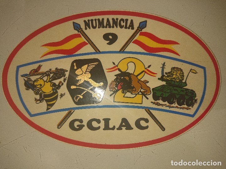 Militaria: Pegatina Del GCLAC NUMANCIA 9, LEER DESCRIPCION