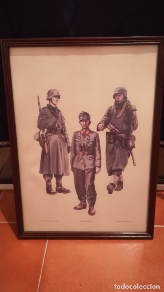Military Antiques: LAMINA MILITARES ALEMANES