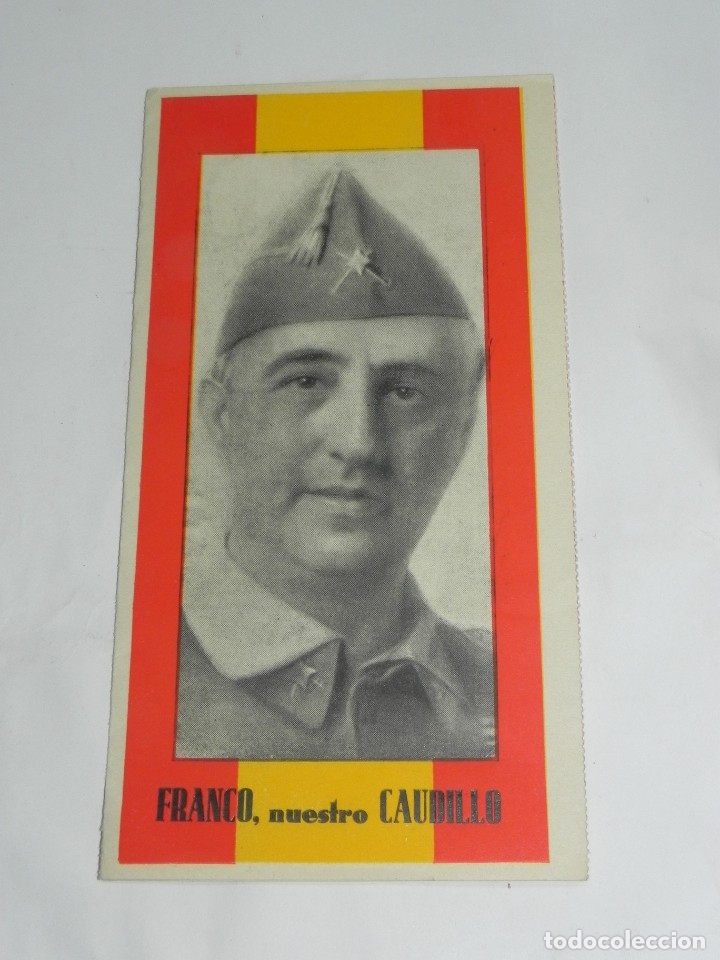 Militaria: FRANCO NUESTRO CAUDILLO, GUERRA CIVIL, PAPEL DE CARTA, MIDE DESPLEGADA 31 X 19,5 CMS.