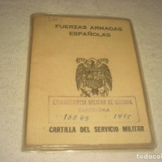 Militaria: FUERZAS ARMADAS ESPAÑOLAS. CARTILLA DEL SERVICIO MILITAR.COMANDANCIA DE MARINA 1975.BARCELONA