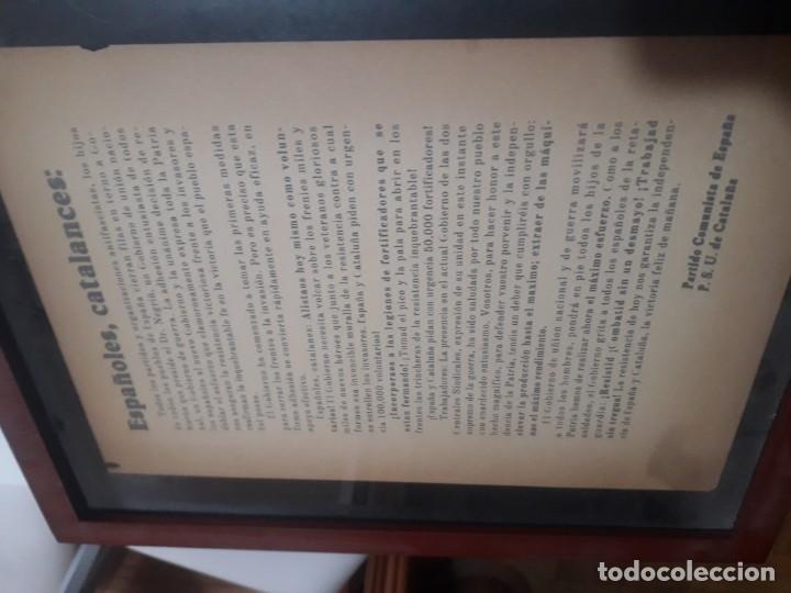 Military Antiques: 1937 Guerra Civil Cartel reclutar partido Comunista Directo Familia La Pasionaria