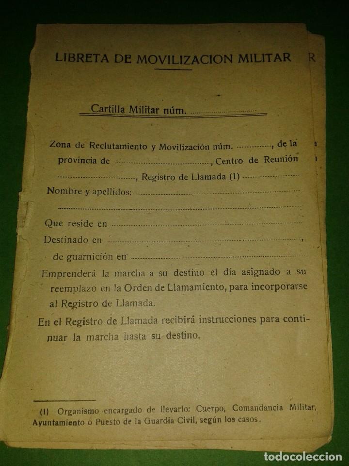 Militaria: CARTILLA MILITAR, A&Ntilde;O 1940, FALTAN PRIMERAS PAGINAS.USADA