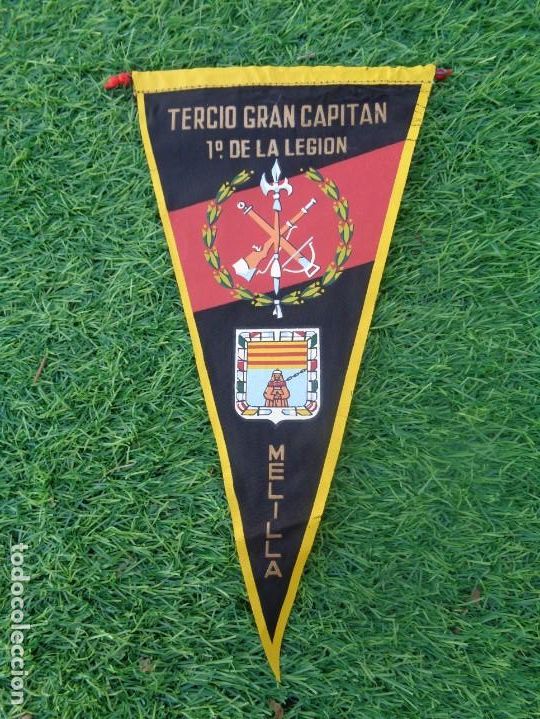 Militaria: Antiguo Banderin de la legion tercio gran capitan 1 de la legion melilla