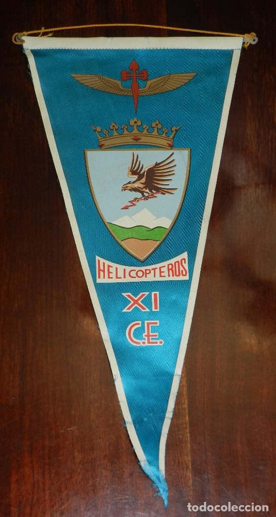 Militaria: ANTIGUO BANDER&Iacute;N HELIC&Oacute;PTEROS XI, C.E. MIDE 38 CM DE LARGO.