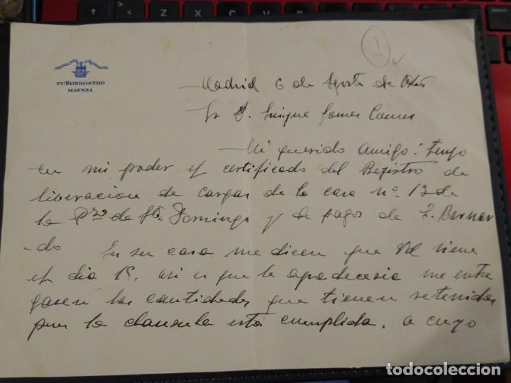 Militaria: Cuarta firmada por Conde de Pu&ntilde;onrostro. Marqu&eacute;s de Maenza.