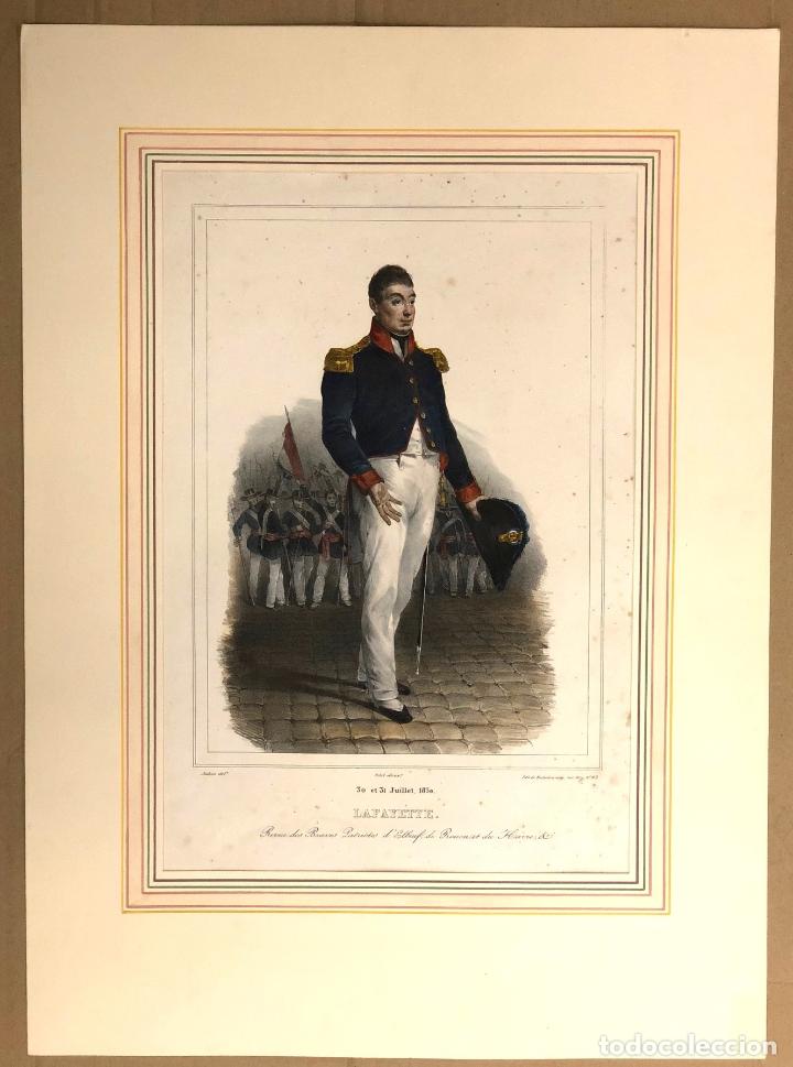 Militaria: LITOGRAFIA LAFAYETTE. PARIS. 1830 - Foto 1
