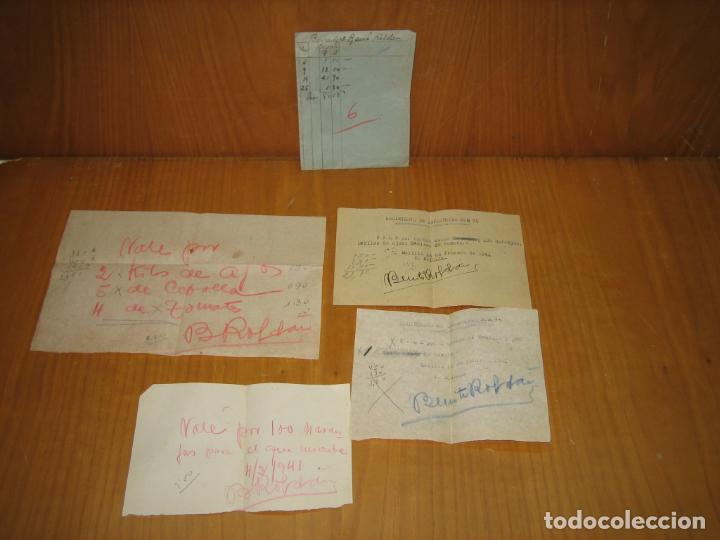 Militaria: Lote vales de comida Regimieto de infanter&iacute;a 75 de Melilla 1941
