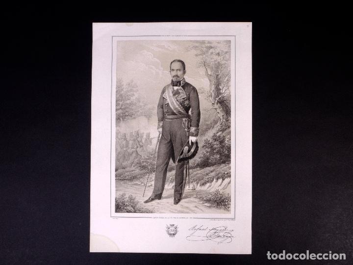 Military Antiques: MILITAR D. RAFAEL MAYALDE Y VILLARROYA. MARISCAL DE CAMPO 1847