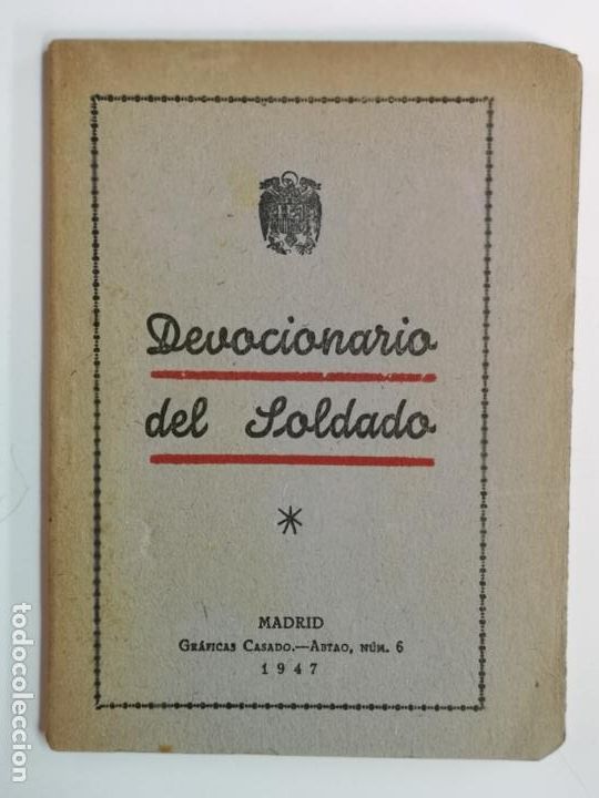 Militaria: DEVOCI&Oacute;NARIO DEL SOLDADO 1947