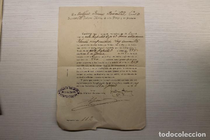 Military Antiques: PAGO CUOTA PARA EVITAR SERVICIO MILITAR, 1918