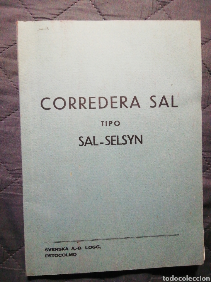 Militaria: MANUAL. CORREDERA SAL TIPO SAL-SAESYN