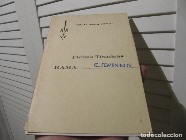 Militaria: SCOUTS BADEN POWELL FICHAS TECNICAS RAMA C.femeninos-ESCULTISMO