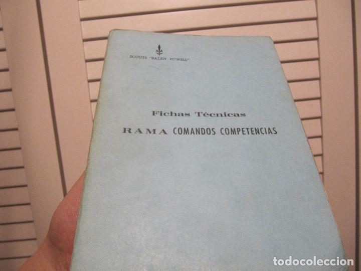 Militaria: SCOUTS BADEN POWELL FICHAS TECNICAS RAMA COMANDOS COMPETENCIAS-ESCULTISMO
