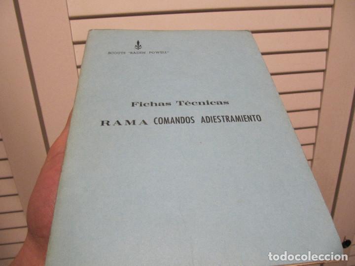 Militaria: SCOUTS BADEN POWELL FICHAS TECNICAS RAMA COMANDOS ADIESTRAMIENTO-ESCULTISMO