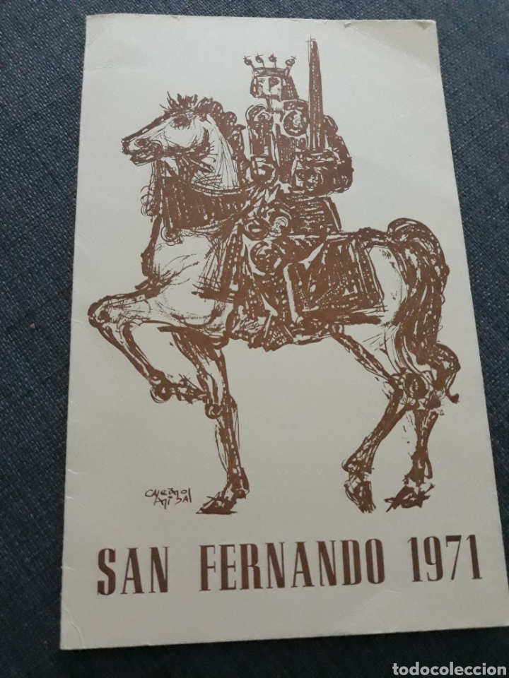 Militaria: PROGRAMA DE LOS ACTOS DE LA FIESTA DE SAN FERNANDO DEL ARMA DE INGENIEROS....A&Ntilde;O 1971.