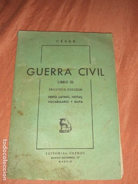 Militaria: Antiguo libro guerra civil libro III segunda edici&oacute;n, cesar editorial gredos, a&ntilde;os 40,ver fotos