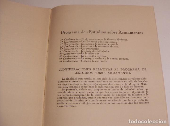 Militaria: PROGRAMA DEL XI CURSO DE MANDO DE DIVISION 1950-1951 - Foto 3