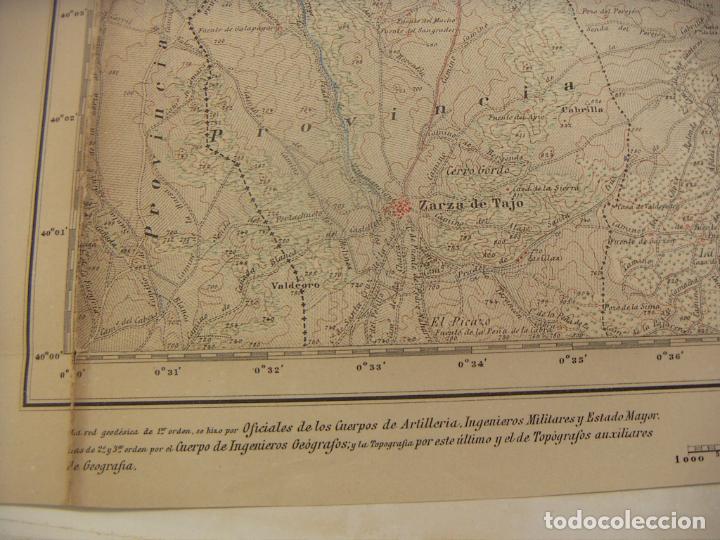 Militaria: MAPA DE TARANCON PARA LA 3&ordf; SECCION DEL E.M.C. - Foto 2
