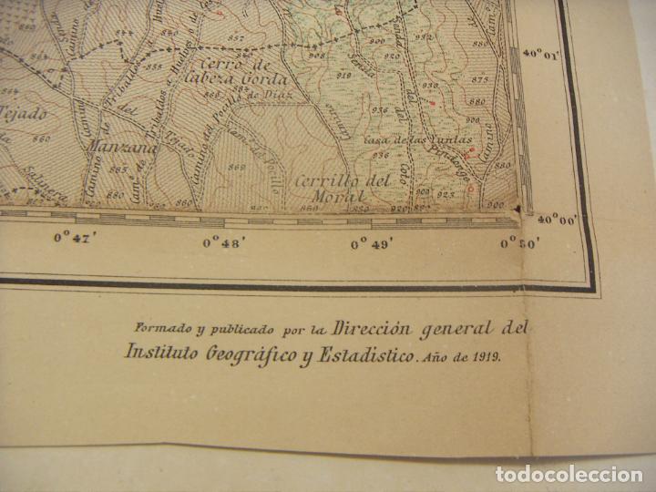 Militaria: MAPA DE TARANCON PARA LA 3&ordf; SECCION DEL E.M.C. - Foto 3