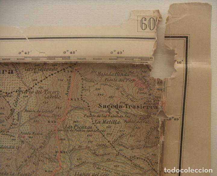 Militaria: MAPA DE TARANCON PARA LA 3&ordf; SECCION DEL E.M.C. - Foto 5