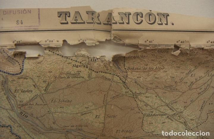 Militaria: MAPA DE TARANCON PARA LA 3&ordf; SECCION DEL E.M.C. - Foto 7
