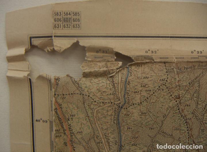 Militaria: MAPA DE TARANCON PARA LA 3&ordf; SECCION DEL E.M.C. - Foto 8