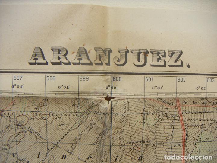 Militaria: MAPA DE ARANJUEZ 1&ordf; EDICION 1944 - Foto 3