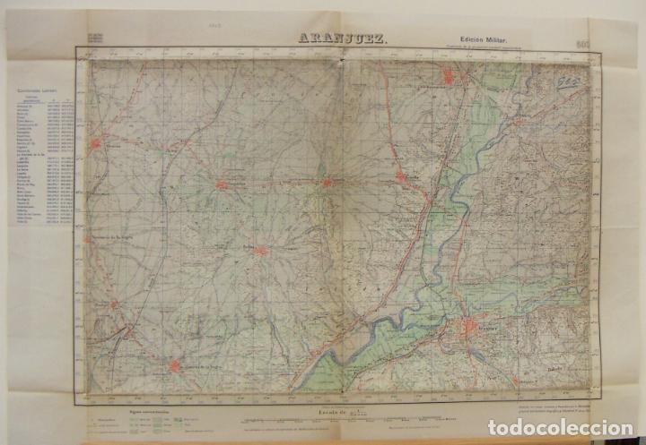 Militaria: MAPA DE ARANJUEZ 1&ordf; EDICION 1944 - Foto 1