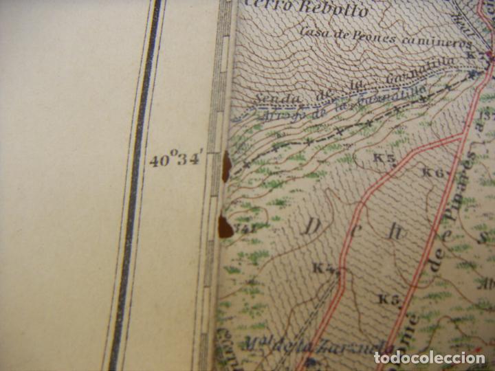 Militaria: MAPA DE LAS NAVAS DEL MARQUES 1&ordf; EDICION 1940 - Foto 3