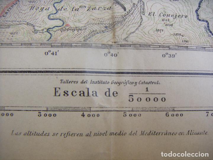 Militaria: MAPA DE LAS NAVAS DEL MARQUES 1&ordf; EDICION 1940 - Foto 5