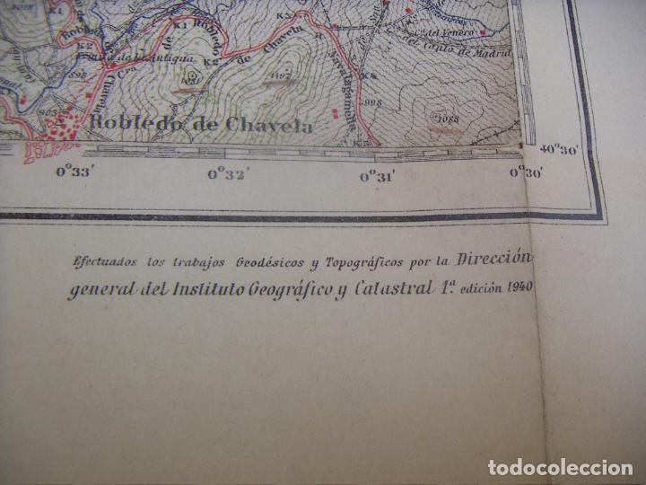 Militaria: MAPA DE LAS NAVAS DEL MARQUES 1&ordf; EDICION 1940 - Foto 6
